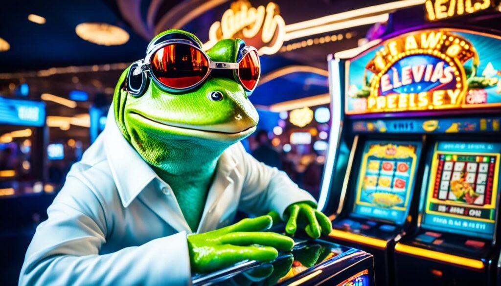 Elvis Frog in Vegas